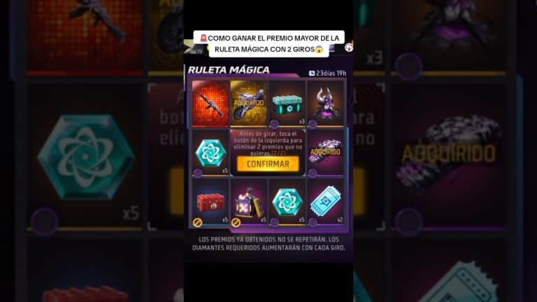 como funciona la ruleta en free fire