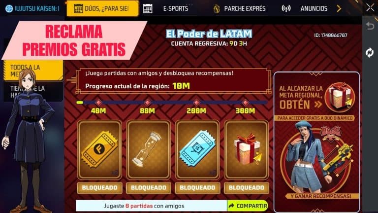 como participar en los eventos de free fire
