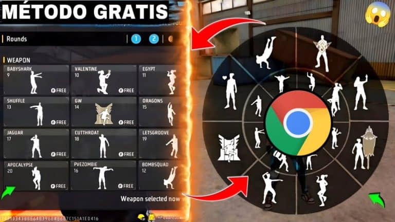 donde puedo encontrar los mejores emotes para free fire