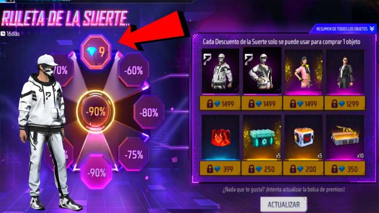 que es la ruleta en free fire y como funciona